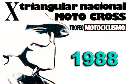 X Triangular Motocross Trofeo Motociclismo
