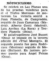 1976 c2 b1  1976 - 1º Trofeo Montesa - 2ª Prueba - Circuito Els Plans de Ferrés - Les Planes d'Hostoles (La Garrotxa - Girona) 19 Marzo 1976 : trofeo montesa, 1976