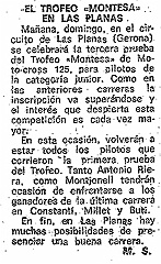 1977 c3 0  1977 - 2º Trofeo Montesa - 3ª Prueba - Circuito de Les Planes d'Hostoles (La Garrotxa - Girona) 20  Febrero 1977 - Previo : trofeo montesa, 1977