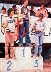 1977 c3 p riera podiumriera  3ª Prueba 1977 - Circuito dels Plans de Ferrés - Les Planes d'Hostoles (La Garrotxa - Girona) 20 Febrero 1977 - Podium