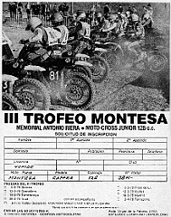 1978 0pre 2  1978 - 3º Trofeo Montesa - Memorial Antonio Riera - Solicitud de Inscripcion : trofeo montesa, 1978