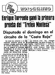 1978 c1 5  1978 - 3º Trofeo Montesa - 1ª Prueba - Circuito de Costa Roja (Sant Julia de Ramis -Girona) 5 Febrero 1978 : trofeo montesa, 1978