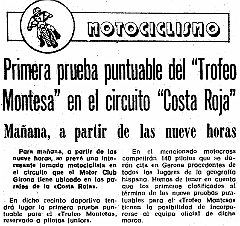 1979 c2B 0  1979 - 4º Trofeo Montesa - Grupo B - 2ª Prueba - Circuito de Costa Roja (Sant Juliá de Ramis, Girona) 25 febrero 1979  - Previo : trofeo montesa, 1979