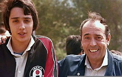 1979 c2B costaroja equipoisern2  1979 - 4º Trofeo Montesa - 2ª Prueba Grupo B - Circuito de Costa Roja (Sant Juliá de Ramis, Girona) 25 Febrero 1979 - ENRIQUE GUILLAMAT #54  con su padre. : trofeo montesa, 1979, enric guillamat