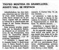 1981 c3A  1981 - 6º Trofeo Montesa - Grupo A - 3ª Prueba - Circuito Les Franqueses (Granollers, Barcelona) - 8 Marzo 1981 : trofeo montesa, 1981, motocross, moto-cross
