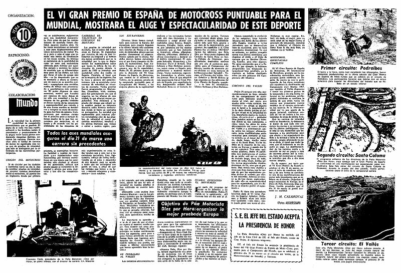Circuitos de Motocross de Barcelona 1968