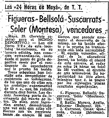 otras 1974 09 28 24h moia resultados  1974 - 24 Horas de Resistencia de Moia 28 Septiembre 1974 : 24 horas moia, barcelona resistencia, 1974
