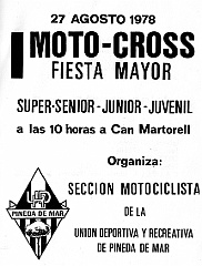 otras 1978 08 27 pineda  27 Agosto 1978 - 1 Motocross Fiesta Mayor Pineda (Barcelona) : motocross, fiesta mayor, pineda de mar, 30 agosto 1978