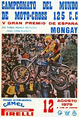 otras 1979 08 12 montgai  12 Agosto 1979 - V Gran Premio de España Motocross de Mongay Campeonato del Mundo 125 cc : 1979, montgay, motocross