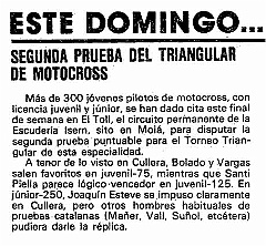 otras 1980 2t c2 1  1980 - 2º Campeonato Triangular de Motocross  - Trofeo Motociclismo  2º Prueba Circuito El Toll (Barcelona) 16 Noviembre 1980 Previo : Triangular, el toll, 1980