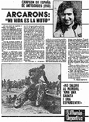 otras 1980 p arcarons  1980 - Entrevista a Antonio Arcarons : antonio aracarons