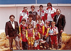 Ricardo-Pinet Josep Isern  RicardoPinet con Josep Isern y compañia, en el Salon de la Infancia y la Juventud en Barcelona