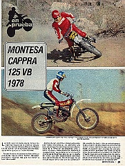 1978 m 125vb a  1978 Montessa Cappra VB 125 - Prueba : trofeo, montesa, motos, cappra, 125 VB