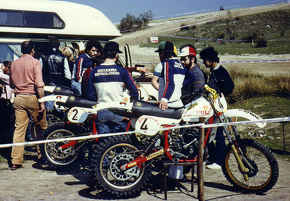 trofeo montesa final madrid 1981 equipo isern